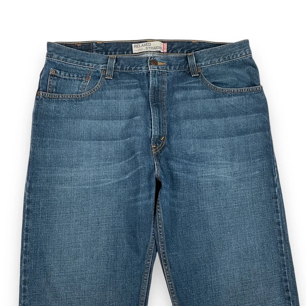Levis Jeans Mens 40x32 (ACT 39x31.5) Blue 559 Relaxed Fit Denim Vintage